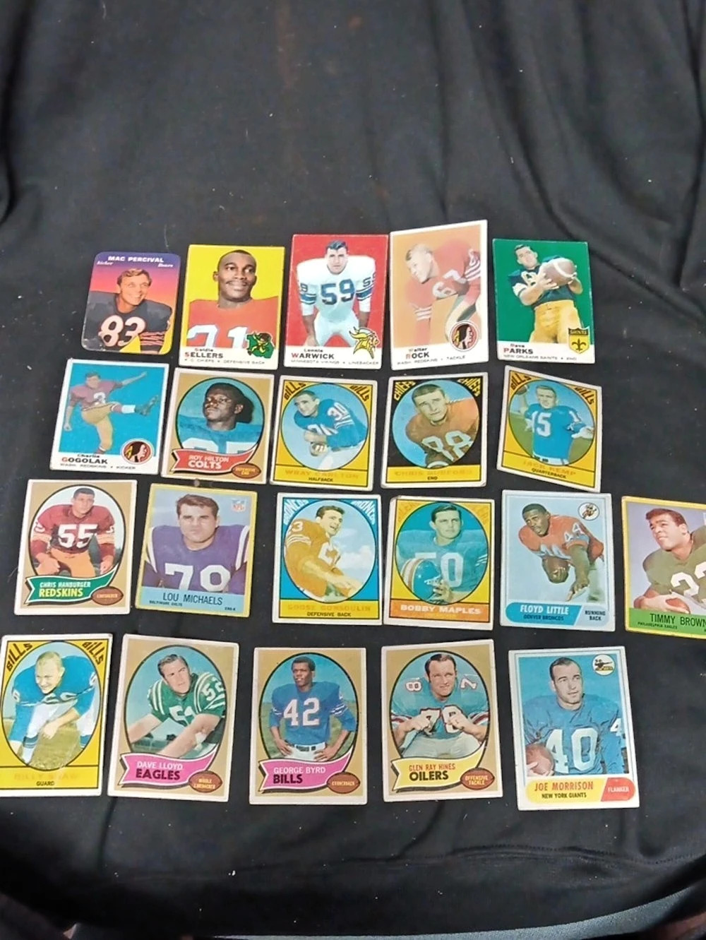 Topps 1969 Topps Football Cards (Assorted Lot)